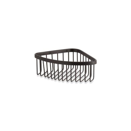 Emerson 028964 1896-2BZ Medium Shower Basket, 3 in H x 6-1/4 in W x 6-1/4 in D, Stainless Steel, Oil Rubbed Bronze