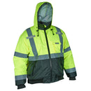 MCR Safety VBBCL3LL  Value Bomber Backet, Class 3, Insulated, Lime/black, Zipper Front, Large