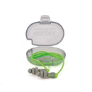 Moldex 6435  Alphas Earplug, One Size, Reusable, Flanged, Corded, Gray/Green Plug, Polyurethane Plug