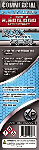 Xantus 46-101 Products Max Seal + Prodry Commercial Inject A/C Leak Sealant 6 - 15 Ton Systems