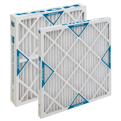 25x12x1 Pleated Air Filter – Semi, Multi-Pleat, XL8, Koch 102-041-003 (12 pcs)