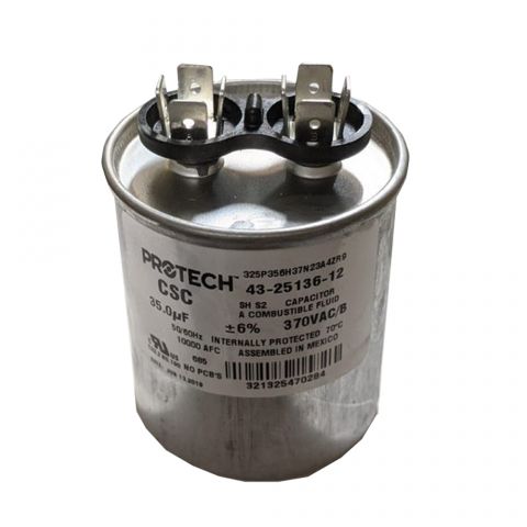Rheem Furnace Parts 43-25136-12 - Capacitor - 35/370 Single Round