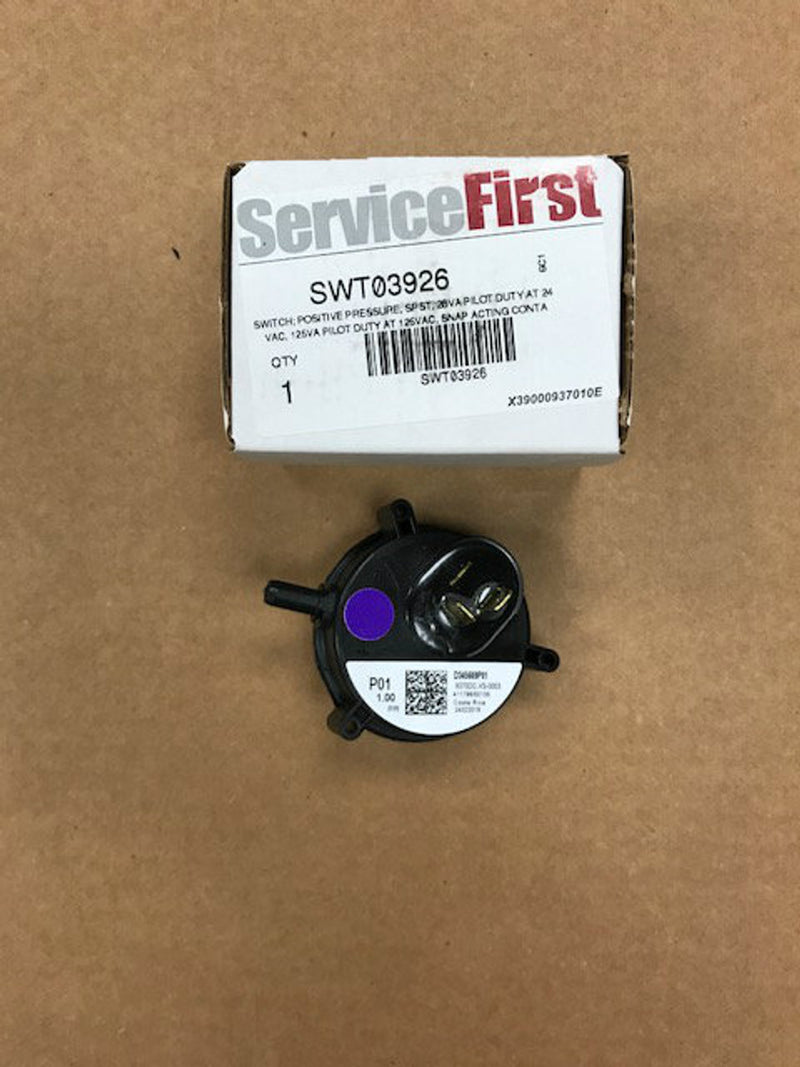 TRANE SWT03926 RA SWITCH, COND. POST PRES OPR TEMP -40 TO 185F