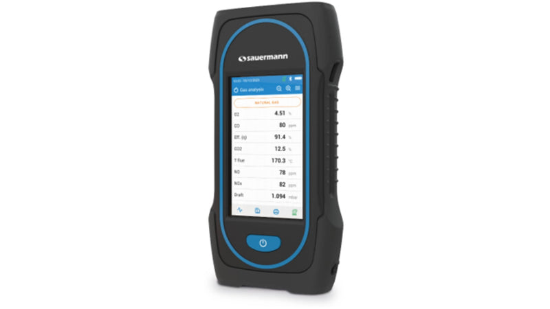 Sauermann 27509 E Instruments Si-CA 130 Kit 2BS - Gas Analyzer Kit 2BS, Includes O2 & CO Sensors, 300mm Probe, 3m Dual Hose