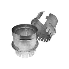 Mitchell Metal Products Inc ETD214 Duct Collar, Board Snap, 14 in Dia, 30 gauge THK, Galv Steel