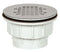 Sioux Chief 825-27P SOLVENT WELD SHOWER DRAIN WITH SNAPIN SS STRAINER.