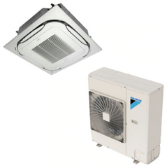 Daikin 18,000 BTU SkyAir Ceiling Cassette Ductless Mini-Split Heat Pump System - 18.6 SEER