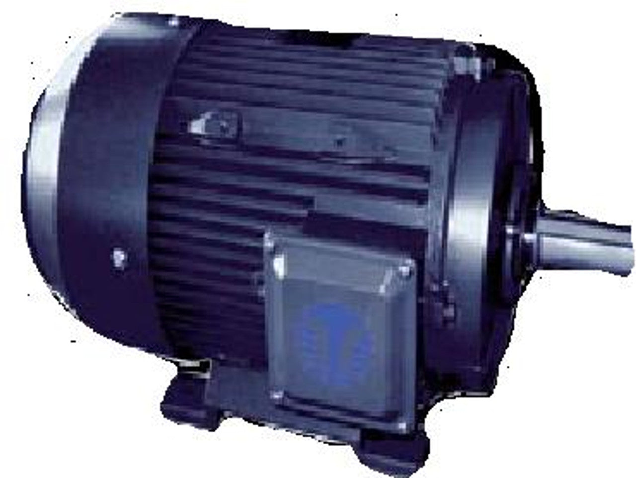 Tech Top AL54T184TC TEFC Aluminum Motor with C-Face 5 HP 1800 RPM