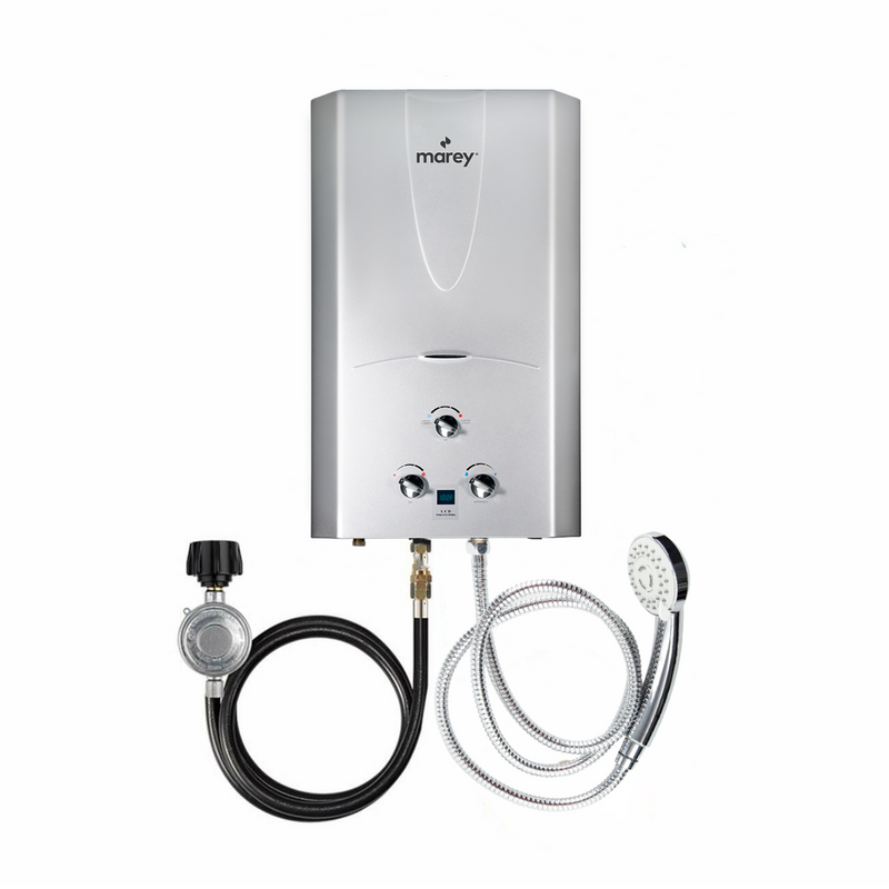 Marey GA16OLPDP 4.2 GPM, 100,000 BTUs, Whole House solution, Digital Display, Outdoor Propane Gas Tankless Water Heater