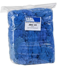 Blue seamed wiping cloth 10 lb