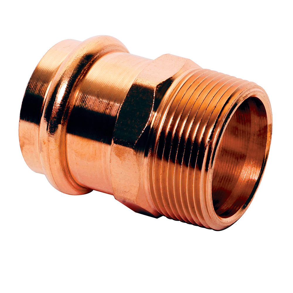 Jones Stephens C77181 Copper Male Adapter, P x MPT, 3 x 3