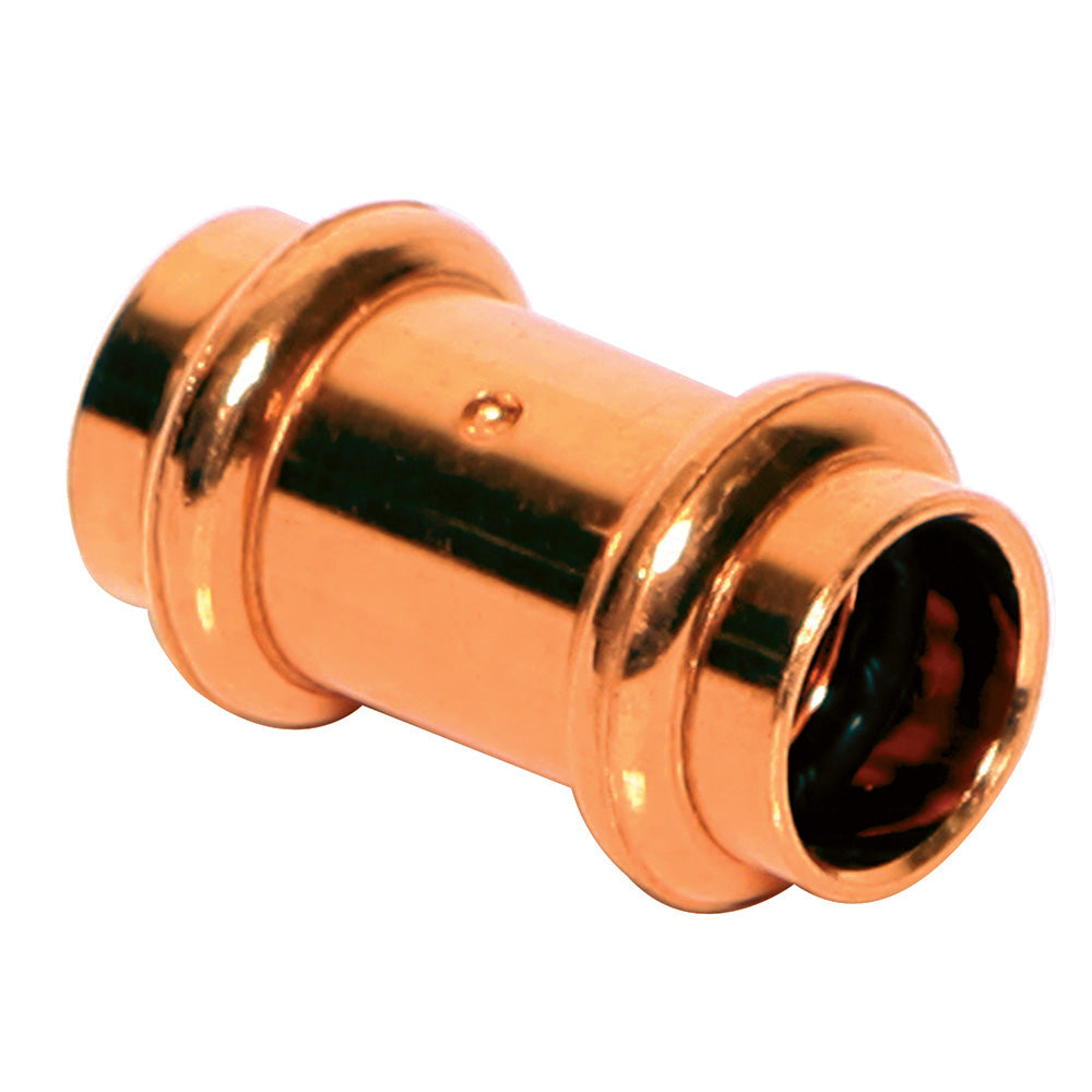 Jones Stephens C77007 Copper Coupling w/Stop, P x P, 2-1/2 x 2-1/2