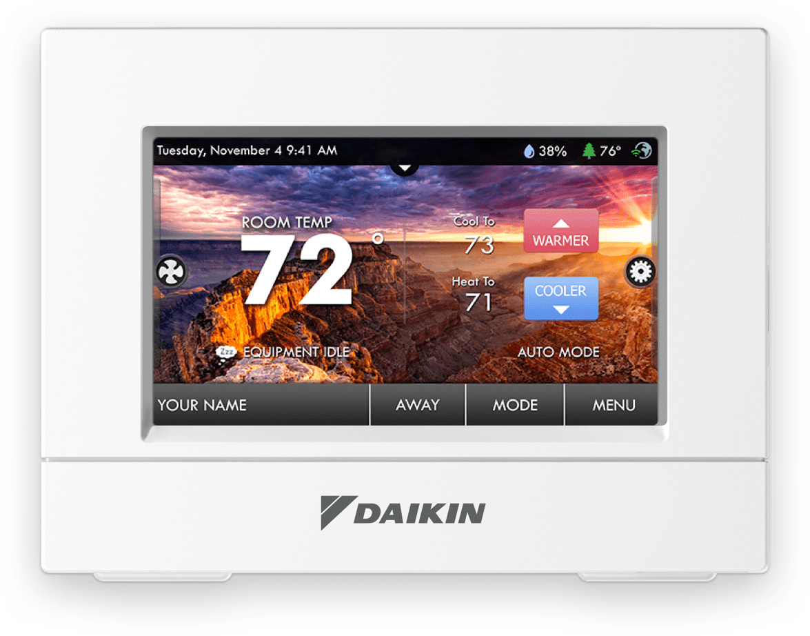 Daikin DT4272C Comm Touch Digital Stat w/ WiFi 4h/2c
