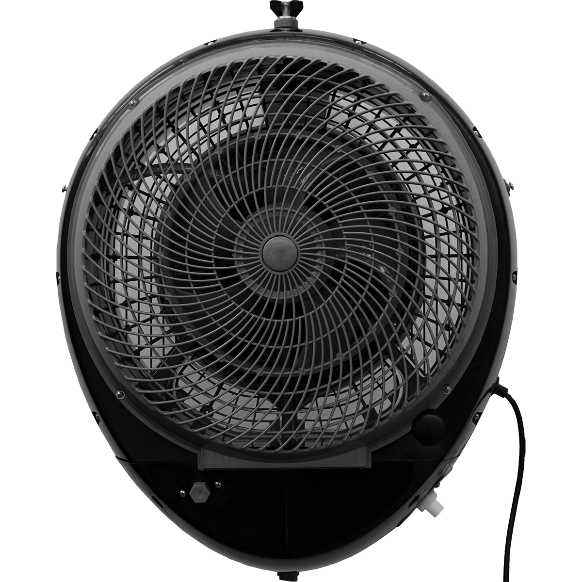 EcoJet 30103 Eco | Cyclone Wall Mount Misting Fan | Black