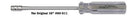 A-1 Tool Company HH-011 - Slide Driver 10 inch long Dual size nut dirver  (HH-011)