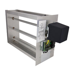 iO HVAC Controls D-Z1-0808 8 Inch X 8 Inch Rectangular Two-Position Zone One Damper Assembly