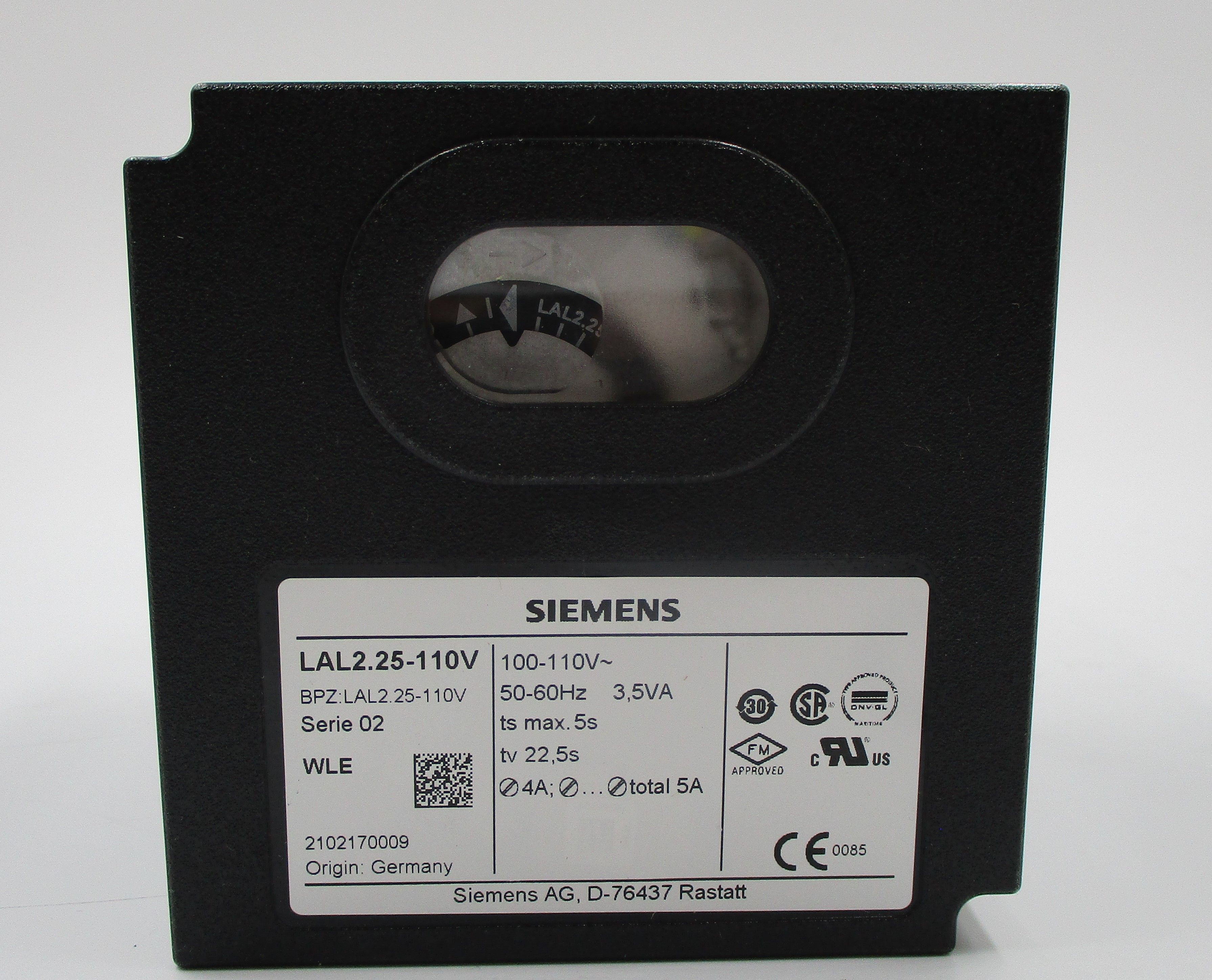 SIEMENS LAL2.25-110V 110V B.C.forOil AtomizingFlStm