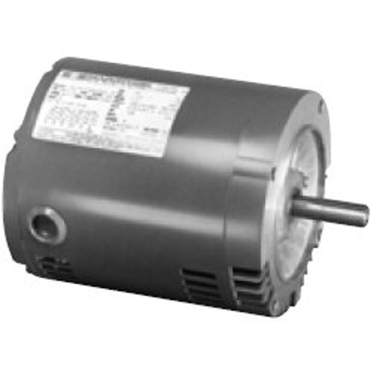 Marathon Motors MK248A Motors Three Phase Dripproof C-Face Motor, 1/3 HP, 1800 RPM, 208-230/460 Volts