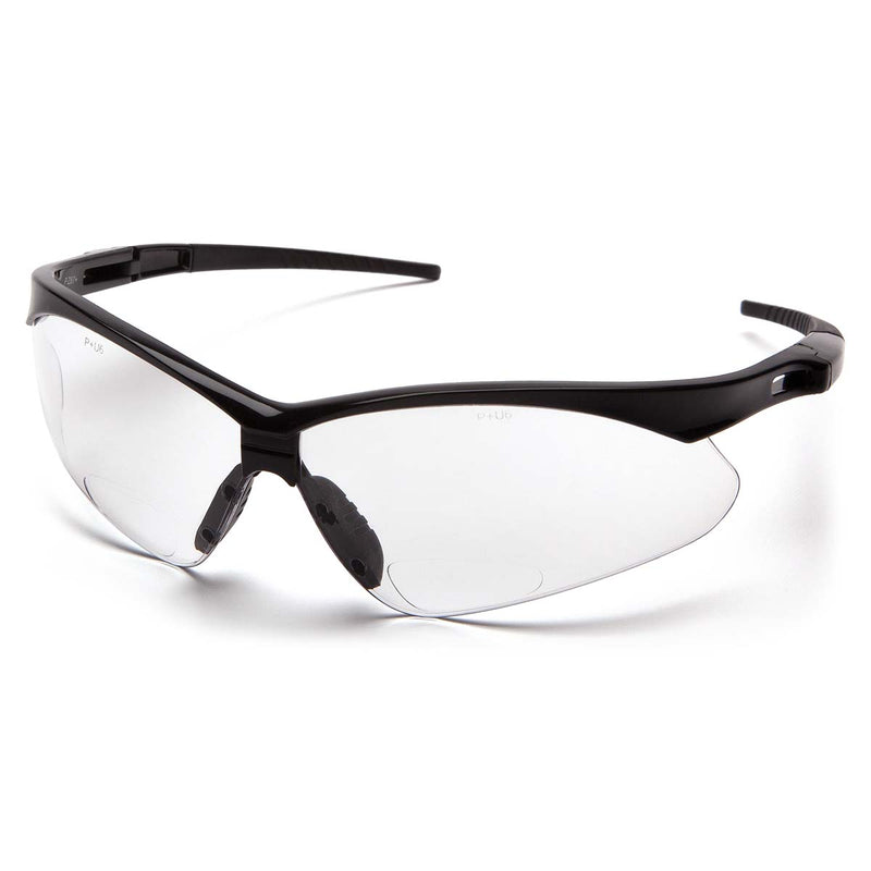 Pyramex SB6310SPR15 Black Frame/Clear +1.5 Reader Lens with Black Cord