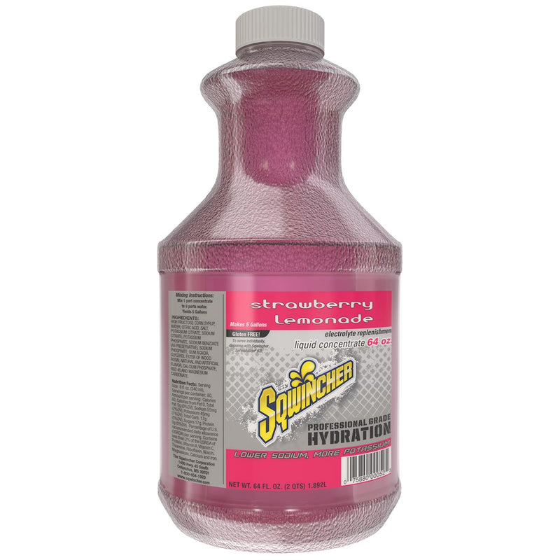 Sqwincher 159030319 5 gal Yield Liquid Concentrate - Strawberry Lemonade