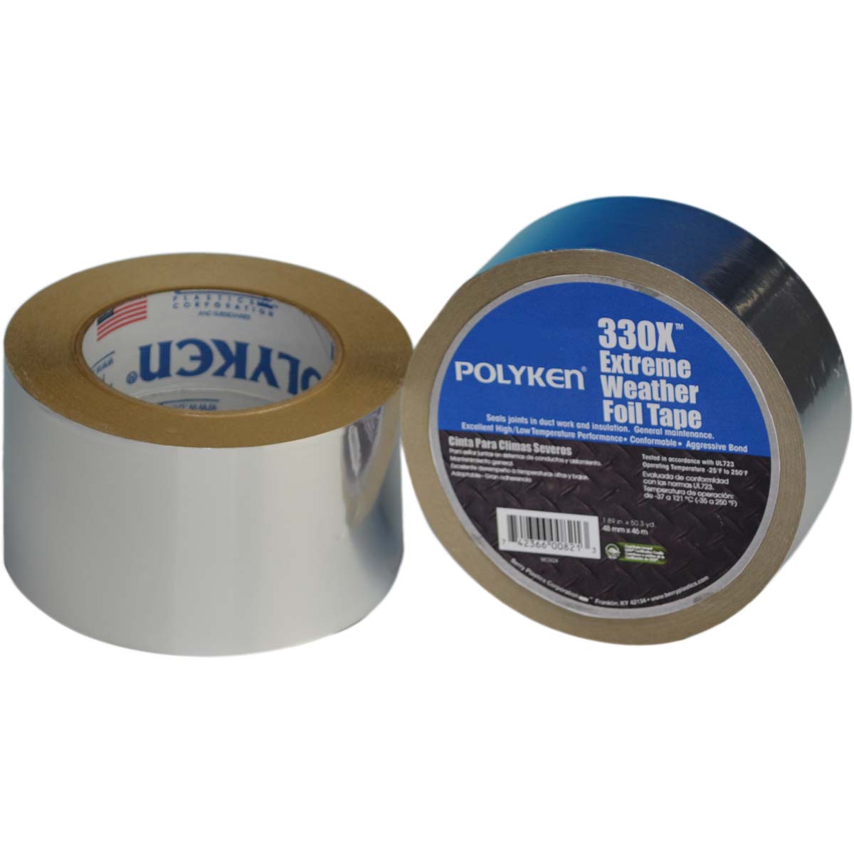 Polyken 1087644  330X Extreme Weather Foil Tape 72mm x 46m