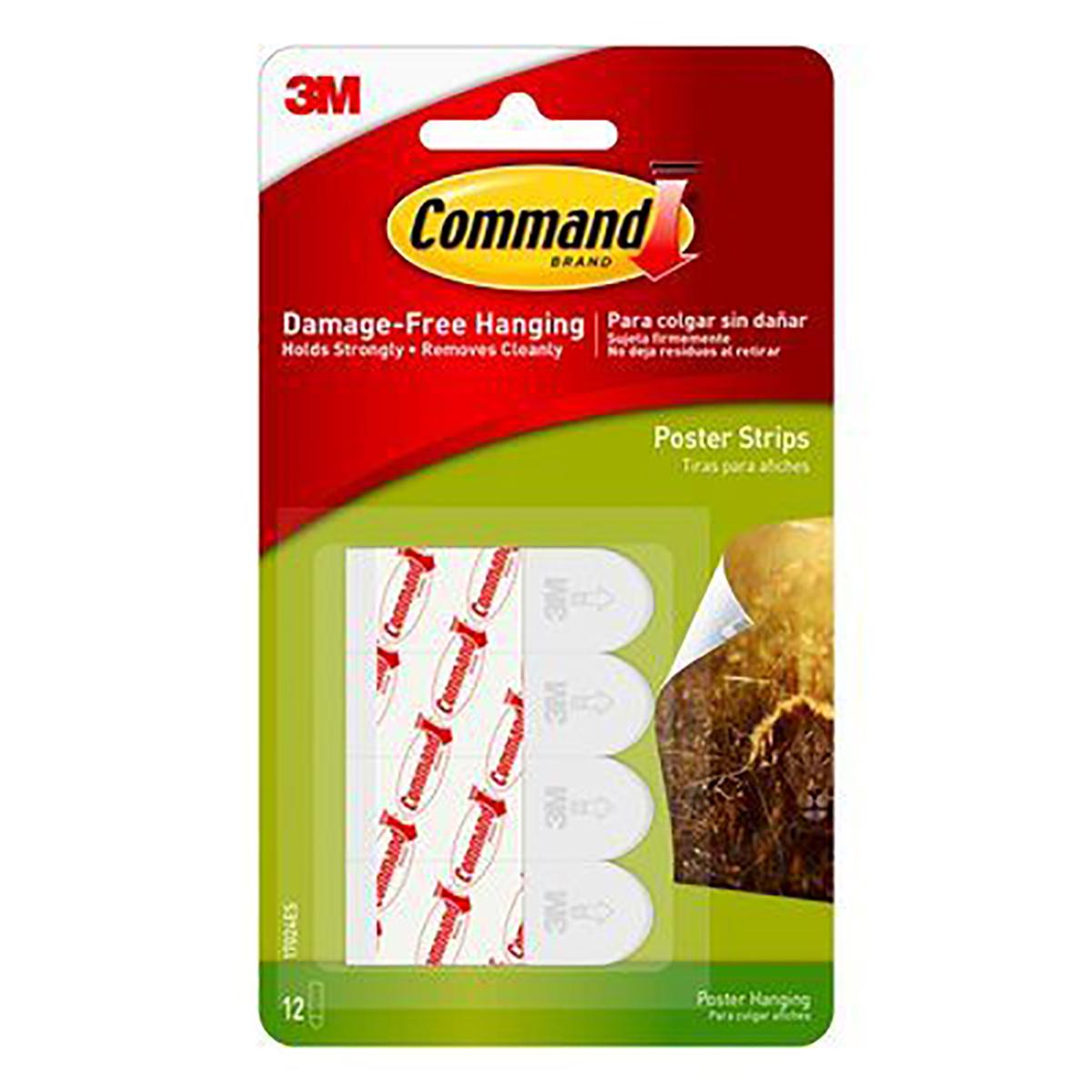 3M 70005129997 Command Small Poster Strips 17024ES