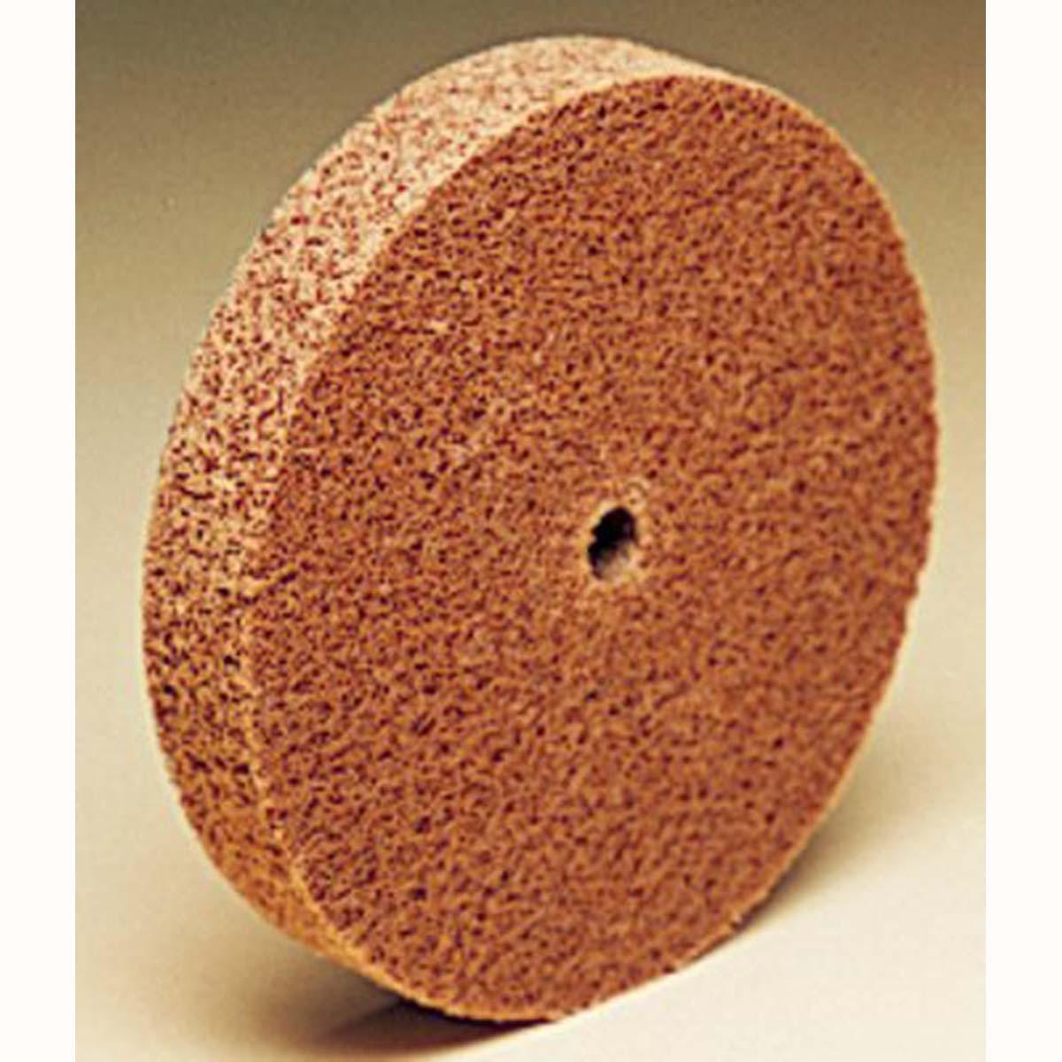 3M 048011037295 Scotch -Brite Cut and Polish Unitized Wheel - 3 in x 1/4 in x 1/4 in 7A CRS