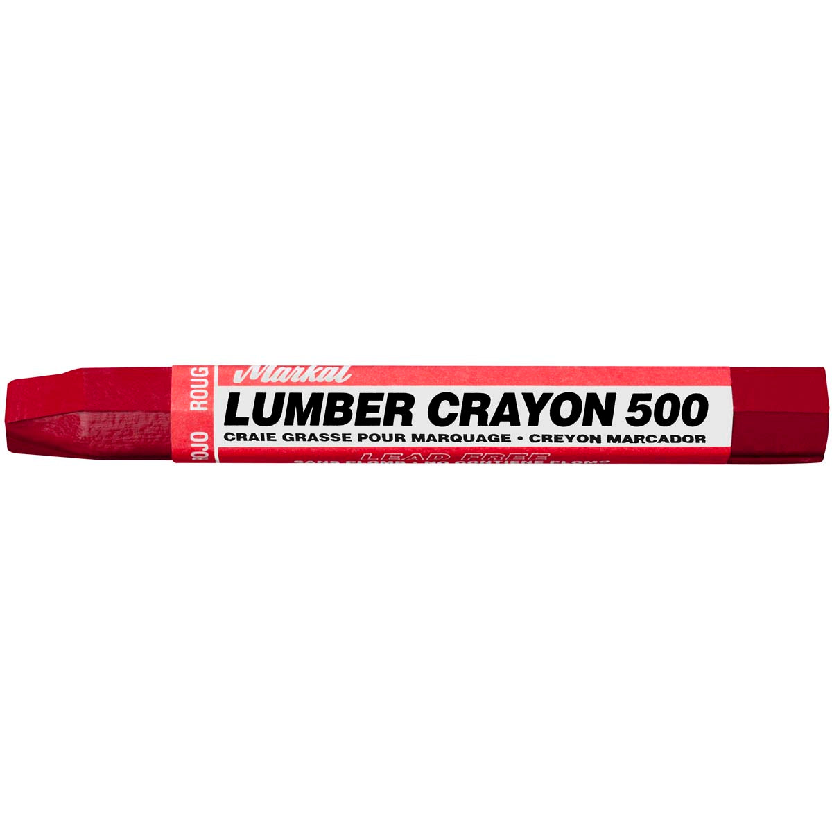 Markal 080322 Lumber Crayon 500 - Red