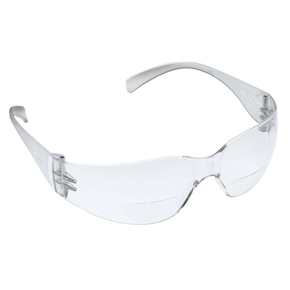 Virtua 11514-00000-20 3M  Reader Protective Eyewear 11514 -00000 -20 Clear Anti -Fog Lens - Clear Temple - +2.0 Diopter