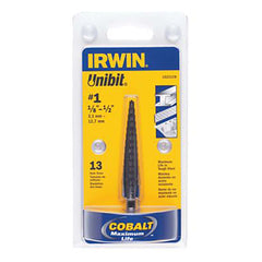 Unibit 10231CB STEP DRL COBALT #1 1/8 -1/2" 13 SZ