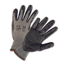 West Chester 713SNF/XXL Hi -dexterity foam nitrile on a gray nylon knit shell - knit wrist - machine washable