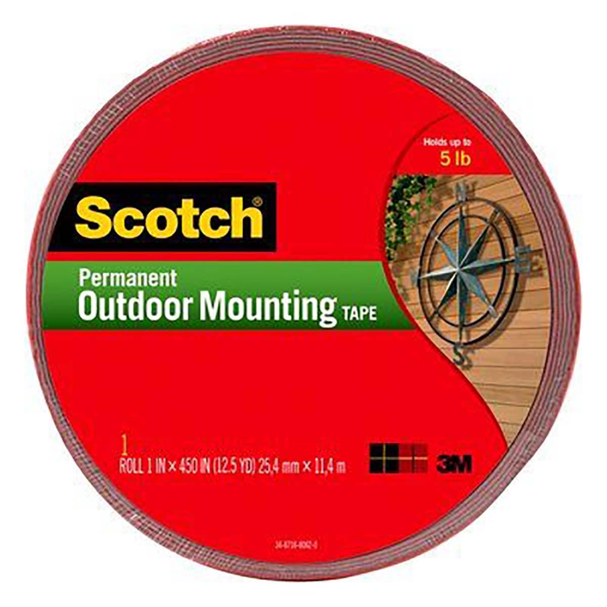 3M 70005088524 Scotch(R) Outdoor Mounting Tape 4011 -Long 1 in x 450 in