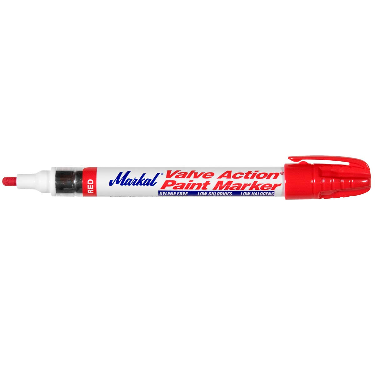 Markal 096822 Valve Action Liquid Paint Marker - Red