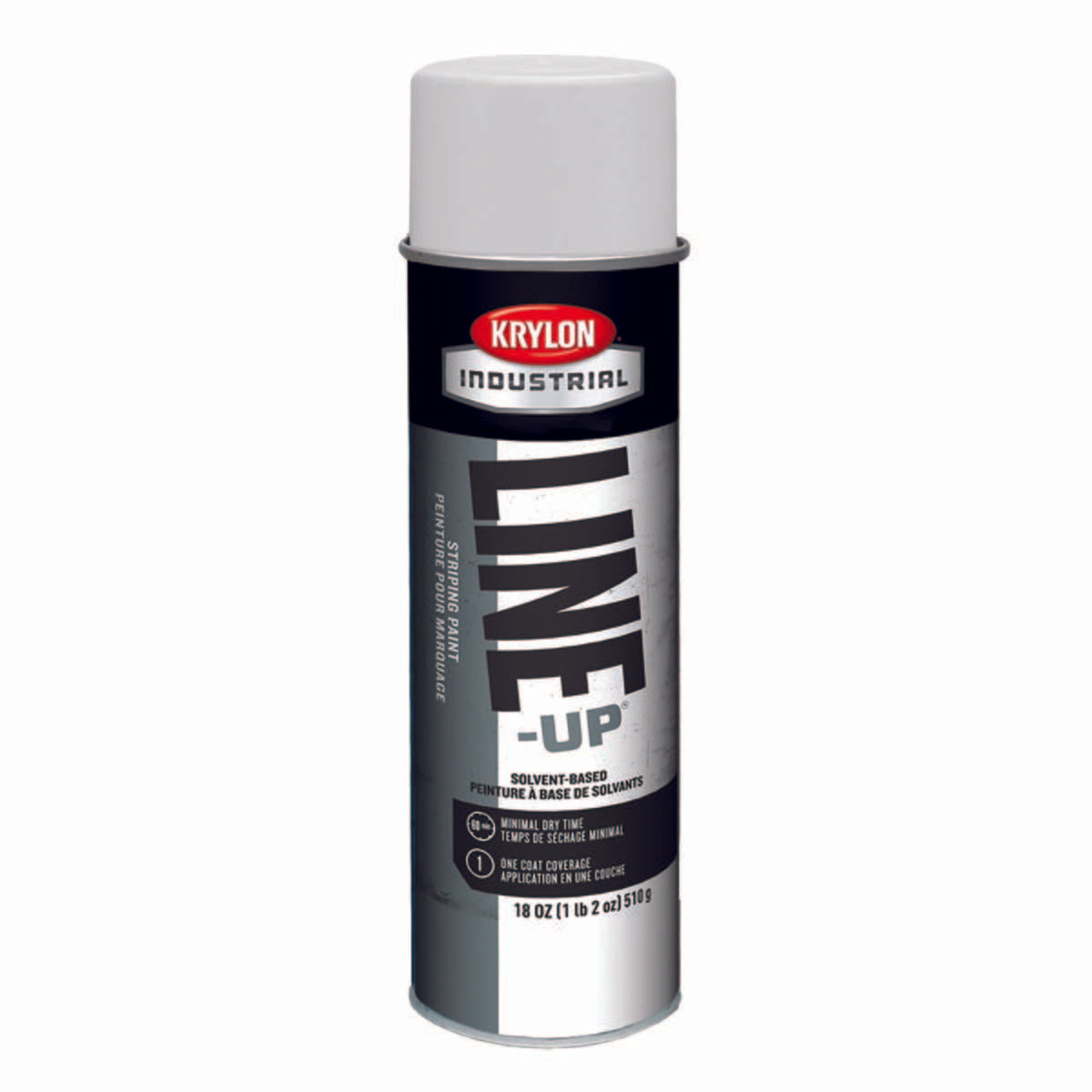 Krylon Industrial K08300007 Line -Up Solvent -Based Pavement Striping Paint - Highway White