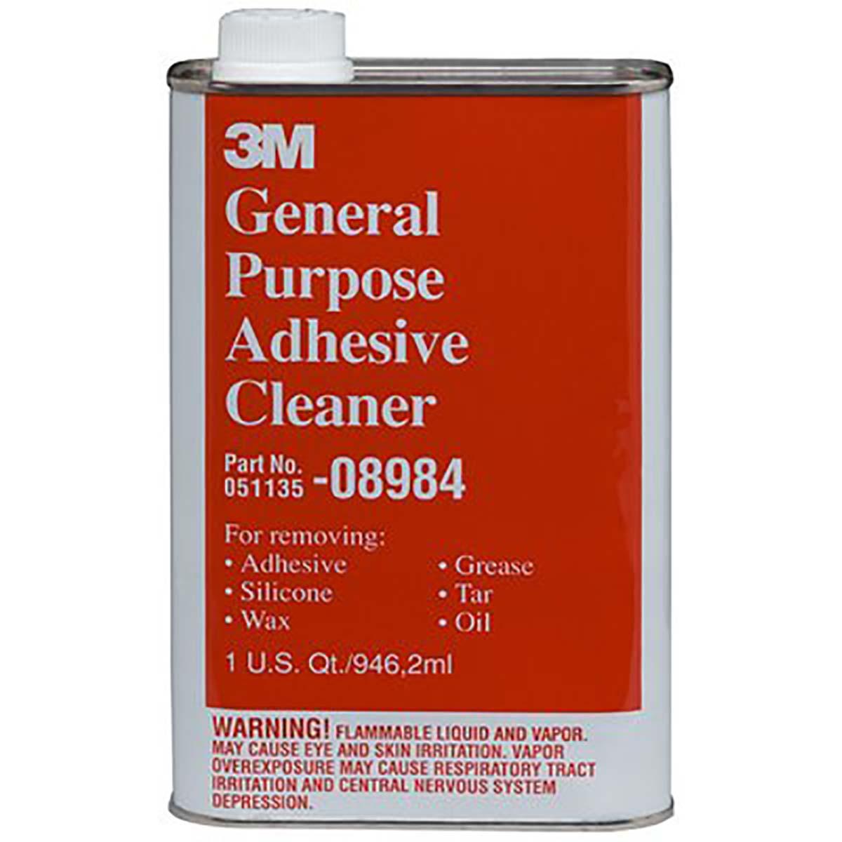 3M 60455045868  General Purpose Adhesive Cleaner - 08984 - 1 Quart (US)