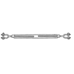 Campbell 6250507 1/2" x 12" Jaw & Jaw Turnbuckle - Forged Carbon Steel - Galvanized