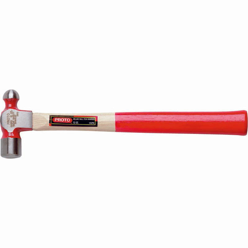 Proto Tools J1312PD 12 oz. Ball Pein Hammer - Industrial Wood Handle