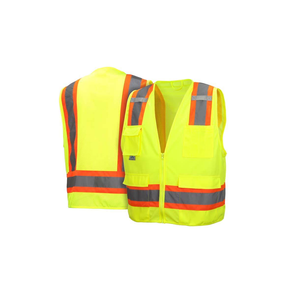 Pyramex RVZ2410X2 Hi -Vis Lime  - Size 2X Large