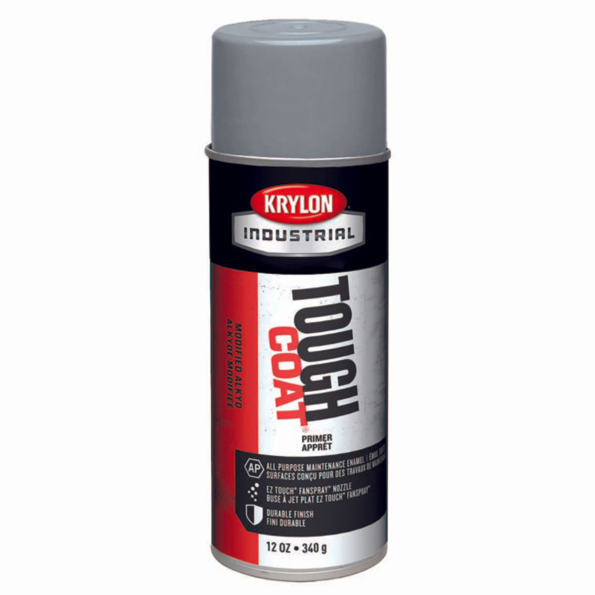 Krylon Industrial A00340007 Tough Coat Acylic Enamel - Gray Rust Control Primer