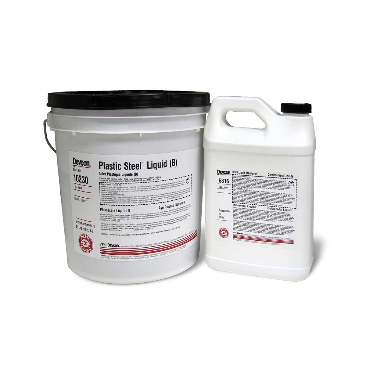 DEVCON 10230 DV PLASTIC STEEL LIQUID -B -25LB