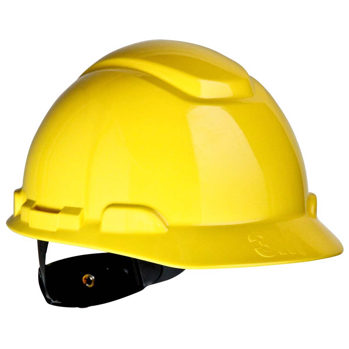 3M H-702R  Hard Hat H -702R - Yellow 4 -Point Ratchet Suspension -