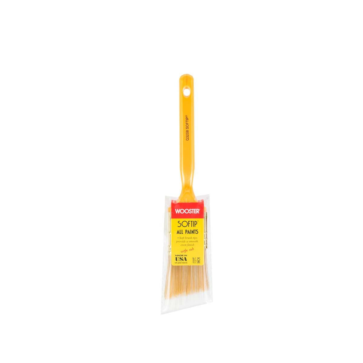 Wooster Q3208-1 1/2 1 1/2" Softip synthetic blend angle sash paintbrush