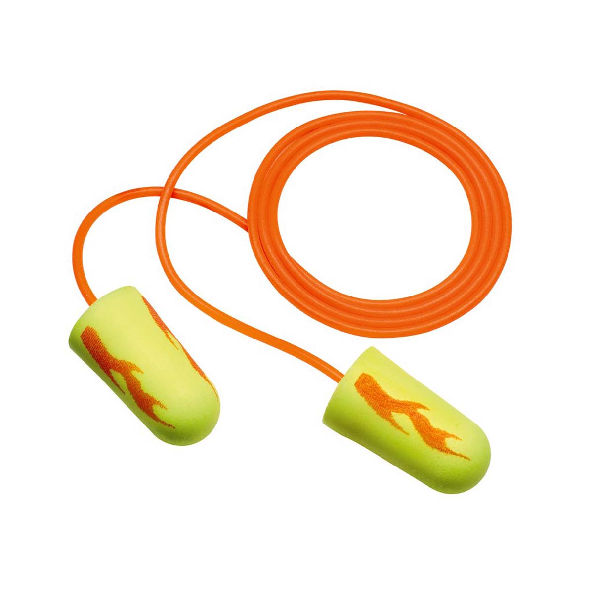 E-A-Rsoft 311-1257 3M E -A -Rsoft Yellow Neons Blasts Corded Earplugs 311 -1257 - in Poly Bag Regular Size 10