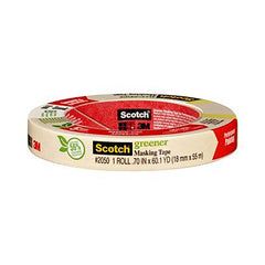 3M 70005140945 Scotch(R) Greener Masking Tape for Performance Painting 2050 -24A - .94 in x 60.1 yd (24 mm x 55 m)