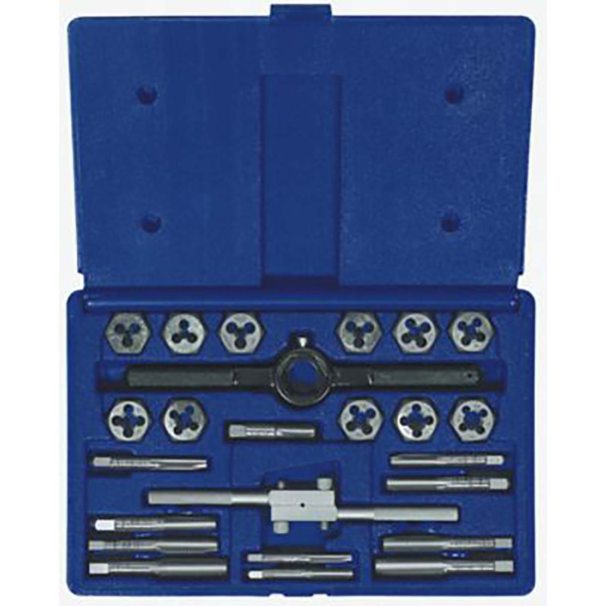 Hanson 24614 TAP + DIE 24PC SET FRACTIONAL HEX