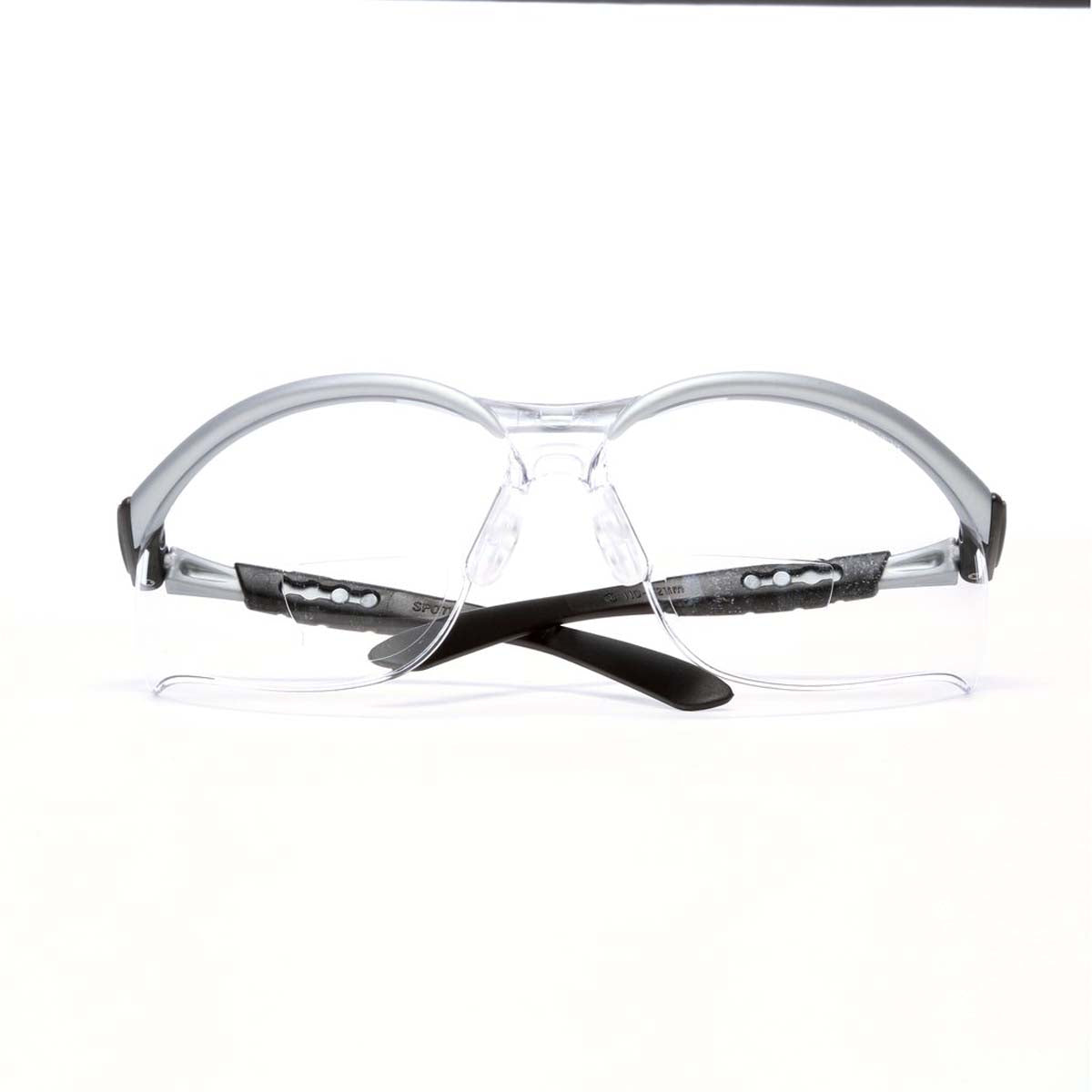 BX 11375-00000-20 3M  Reader Protective Eyewear 11375 -00000 -20 Clear Lens - Silver Frame - +2.0 Diopter