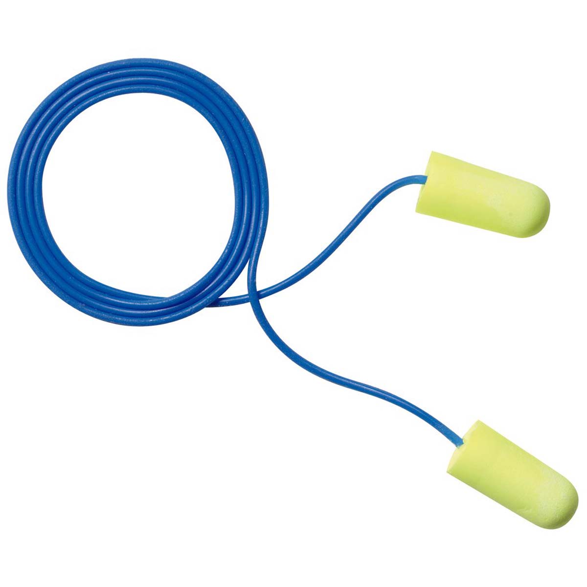 E-A-Rsoft 311-1256 3M E -A -Rsoft Yellow Neons Corded Earplugs 311 -1256 - Regular Size - in Poly Bag 10