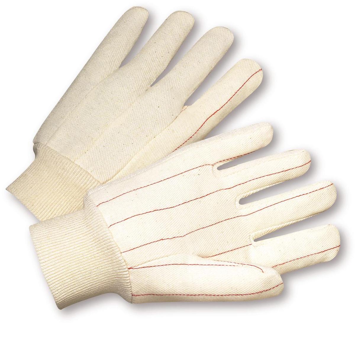 West Chester 790NI Nap -in - medium weight cotton with a knit wrist - clute cut - natural white