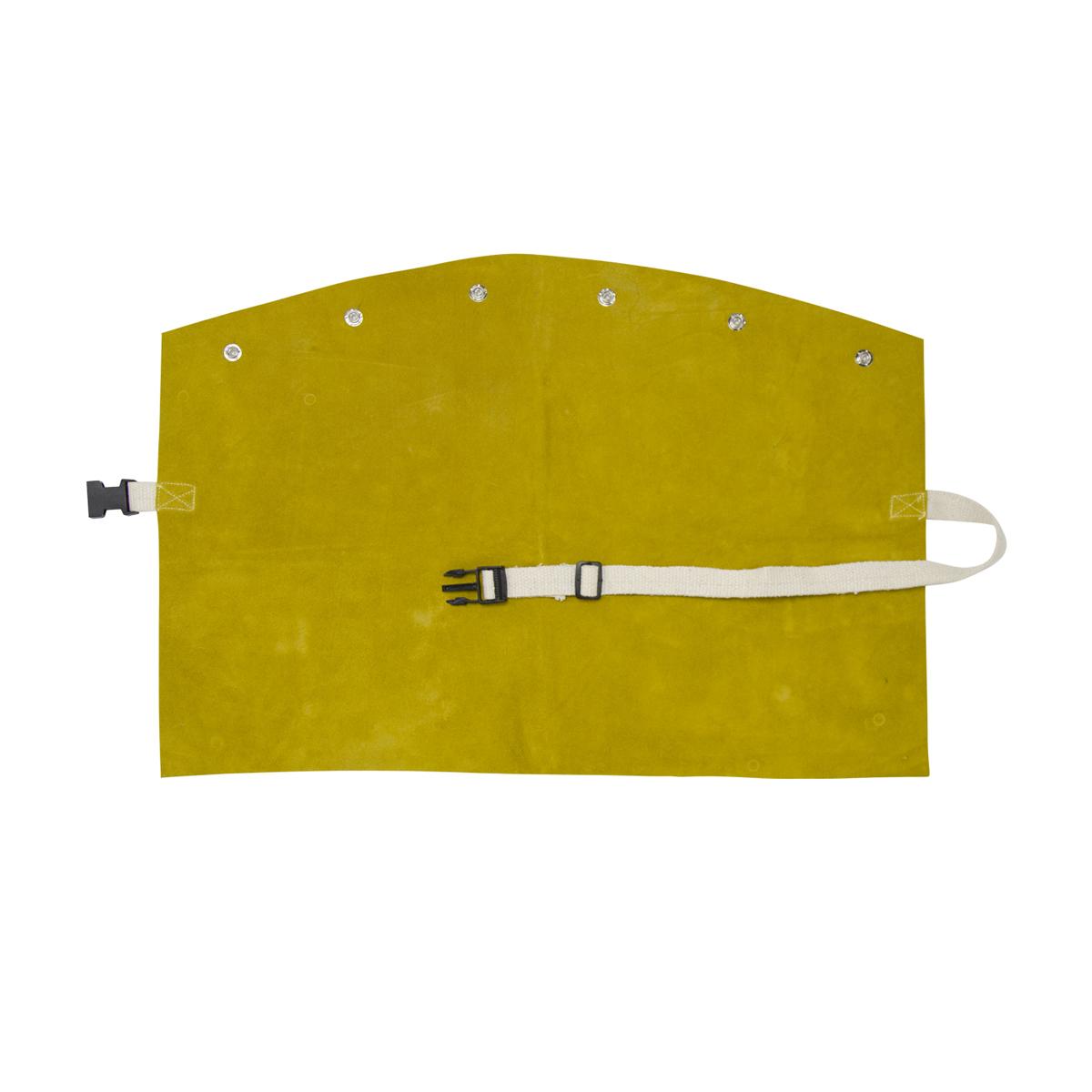 West Chester 7001/20 Leather bib - anodized snaps and rivets - Kevlar sewn - cotton straps