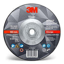 3M 60440317349  Silver Depressed Center Grinding Wheel 87447 - T27 6 x 1/4 x 5/8 -11 in - ANSI